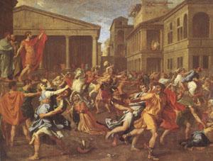 Nicolas Poussin The Rape of the Sabines (mk05) Germany oil painting art